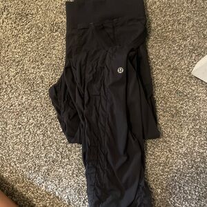 Black Lululemon joggers